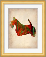 Scottish Terrier Watercolor 2 Fine Art Print