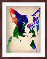 Boston Terrier Watercolor Fine Art Print