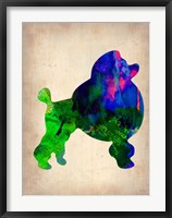 French Poodle Watercolor Fine Art Print