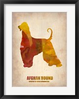 Afghan Hound Framed Print