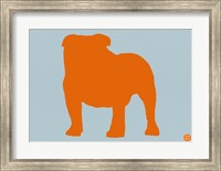French Bulldog Orange Fine Art Print