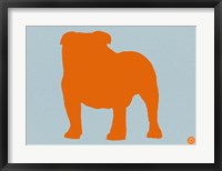 French Bulldog Orange Fine Art Print