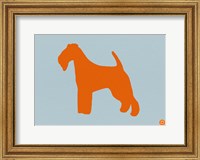 Fox Terrier Orange Fine Art Print