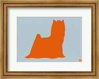Yorkshire Terrier Orange Fine Art Print