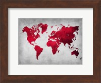 World  Map 9 Fine Art Print