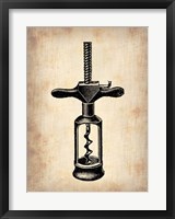 Vintage Wine Opener 3 Framed Print