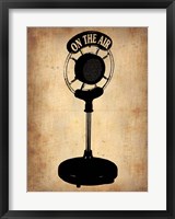 Vintage Radio Microphone Fine Art Print