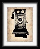 Vintage Phone 1 Framed Print