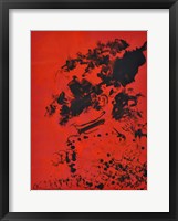 Red Red and Black Fine Art Print