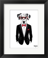 Dalmatian Dog in Tuxedo Fine Art Print