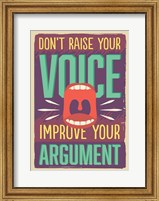 Improve Your Argument Fine Art Print