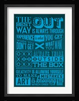 Creative Set Blue Fine Art Print