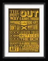 Creative Set Yellow Fine Art Print