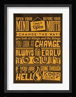 Action Set Yellow Fine Art Print