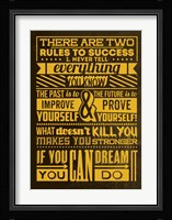 Success Set Yellow Fine Art Print