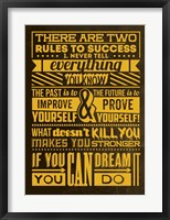 Success Set Yellow Fine Art Print