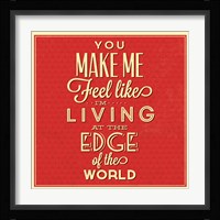 Living At The Edge Fine Art Print