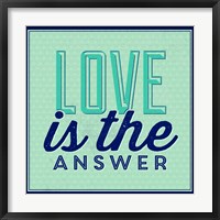 Love Is The Answer 1 Fine Art Print