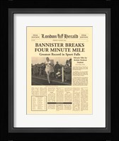 Four Minute Mile Fine Art Print