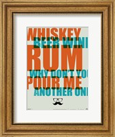 Whiskey, Beer and Wine Fine Art Print