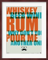 Whiskey, Beer and Wine Fine Art Print