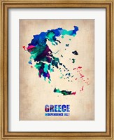 Greece Watercolor Fine Art Print