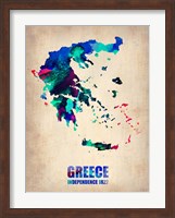 Greece Watercolor Fine Art Print