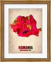 Romania Watercolor Fine Art Print