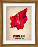 San Marino Watercolor Fine Art Print