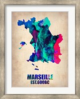 Marseille Watercolor Fine Art Print