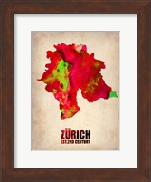 Zurich Watercolor Fine Art Print