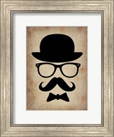 Hat Glasses and Mustache 1 Fine Art Print