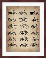 Vintage Bicycles Fine Art Print