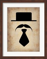 Hat Glasses and Mustache 5 Fine Art Print