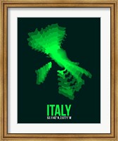 Italy Radiant Map 2 Fine Art Print