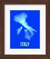 Italy Radiant Map 4 Fine Art Print