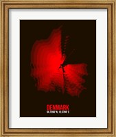 Denmark Radiant Map 3 Fine Art Print