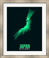 Japan Radiant Map 2 Fine Art Print