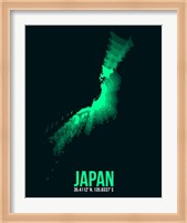 Japan Radiant Map 2 Fine Art Print