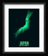 Japan Radiant Map 2 Fine Art Print