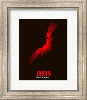 Japan Radiant Map 3 Fine Art Print