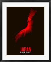 Japan Radiant Map 3 Fine Art Print