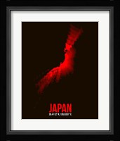Japan Radiant Map 3 Fine Art Print