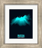 Russia Radiant Map 2 Fine Art Print