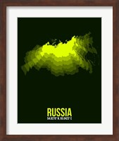 Russia Radiant Map 3 Fine Art Print