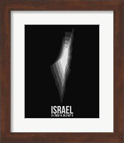 Israel Radiant Map 3 Fine Art Print