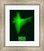 India Radiant Map 2 Fine Art Print