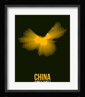 China Radiant Map 2 Fine Art Print