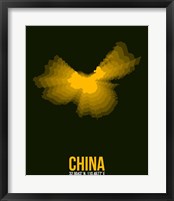 China Radiant Map 2 Fine Art Print