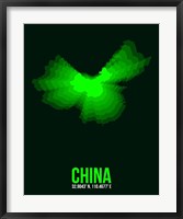 China Radiant Map 3 Fine Art Print